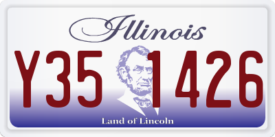 IL license plate Y351426
