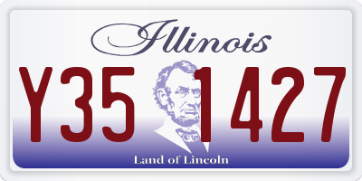 IL license plate Y351427