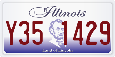 IL license plate Y351429