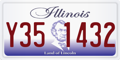 IL license plate Y351432