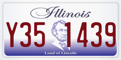 IL license plate Y351439