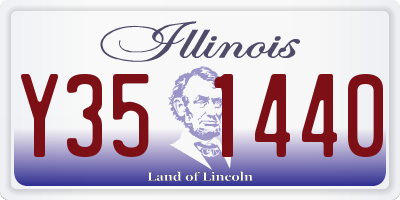 IL license plate Y351440