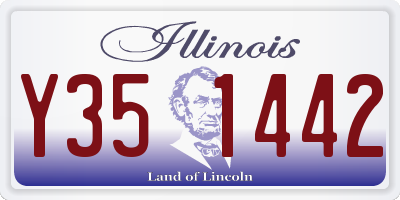IL license plate Y351442