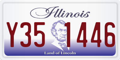 IL license plate Y351446