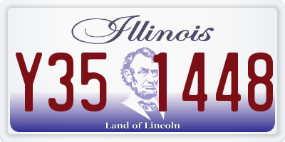 IL license plate Y351448