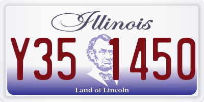 IL license plate Y351450