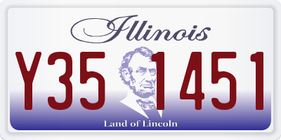 IL license plate Y351451