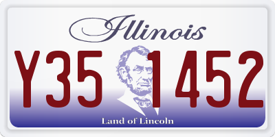 IL license plate Y351452