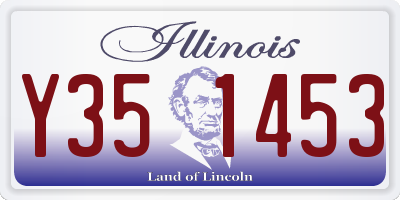 IL license plate Y351453