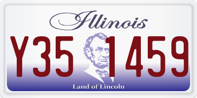 IL license plate Y351459