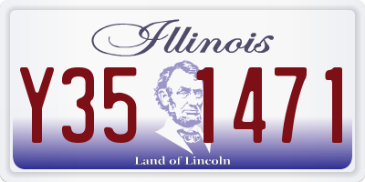 IL license plate Y351471