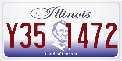 IL license plate Y351472
