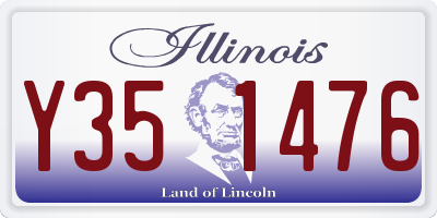 IL license plate Y351476