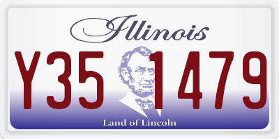 IL license plate Y351479