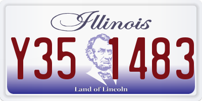 IL license plate Y351483