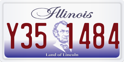 IL license plate Y351484