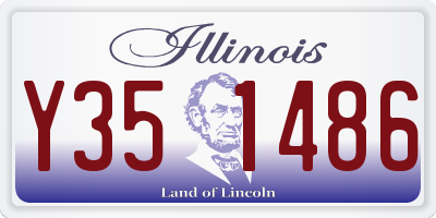IL license plate Y351486