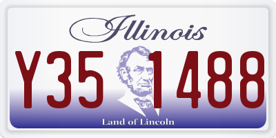 IL license plate Y351488