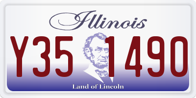 IL license plate Y351490