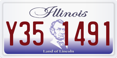 IL license plate Y351491
