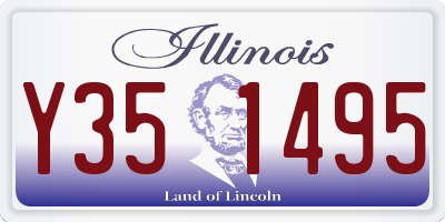IL license plate Y351495
