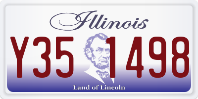 IL license plate Y351498