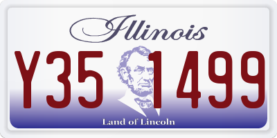 IL license plate Y351499