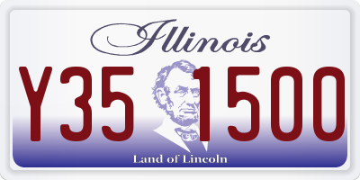 IL license plate Y351500