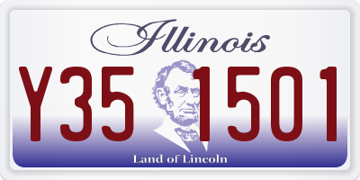 IL license plate Y351501
