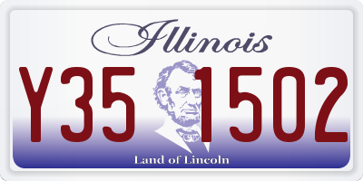 IL license plate Y351502
