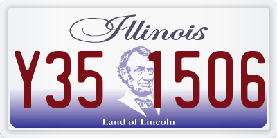IL license plate Y351506