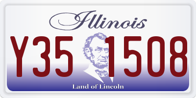 IL license plate Y351508