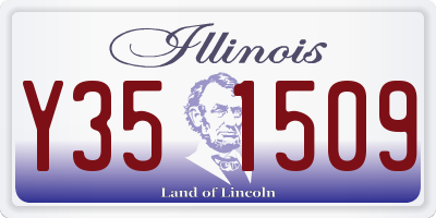 IL license plate Y351509