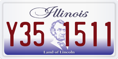 IL license plate Y351511