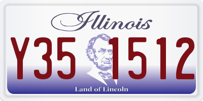 IL license plate Y351512