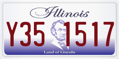 IL license plate Y351517