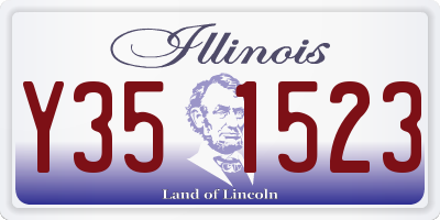 IL license plate Y351523