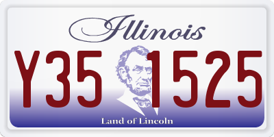 IL license plate Y351525