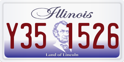 IL license plate Y351526