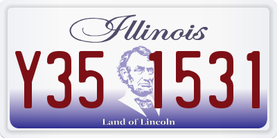 IL license plate Y351531