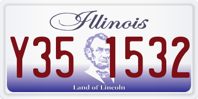 IL license plate Y351532