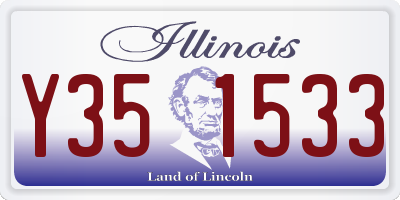 IL license plate Y351533