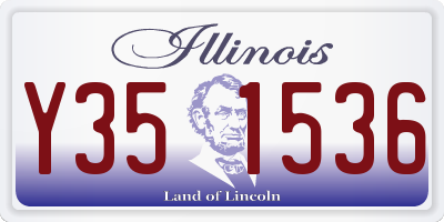 IL license plate Y351536