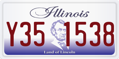 IL license plate Y351538