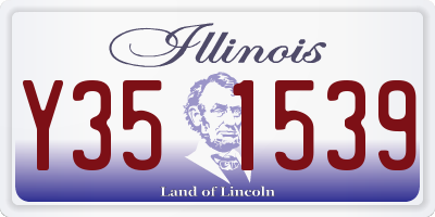 IL license plate Y351539