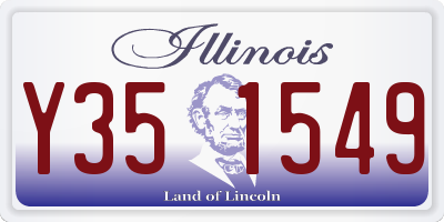 IL license plate Y351549