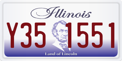 IL license plate Y351551