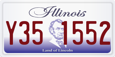 IL license plate Y351552