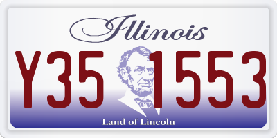 IL license plate Y351553