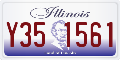 IL license plate Y351561